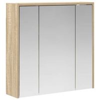 armario con espejo de bano  mueble de bano roble sonoma 635 x 16 x 625 cm