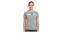 camiseta de manga corta ironman austria gris para mujer