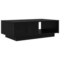 mesa de centro 95x55x31 cm madera - negro