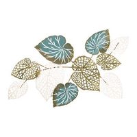 decoracion pared de metal horou multicolor 127x67x7 cm
