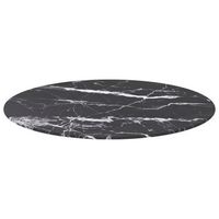 tablero de mesa  tablero escritorio diseno marmol vidrio templado negro o70x08 cm