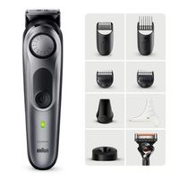 recortadora de barba braun bt7420 40 ajustes corte 05 - 10mm recargable base de carga negro