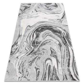 Alfombra Lira E1686 Abstracta, Estructural, Moderna, Glamour - Gris 120x170 Cm