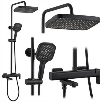 Conjunto De Ducha Arlo Black