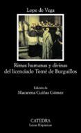 rimas humanas y divinas del licenciado tome de burguillos