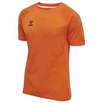hummel Camiseta T-shirt hmlLEAD S/S POLY JERSEY orange para mujer