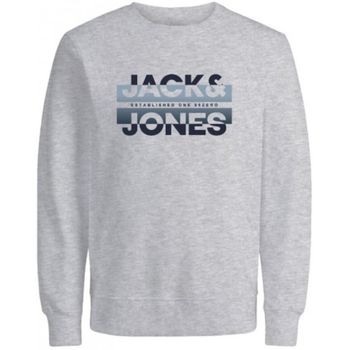 Jack & Jones Jersey 12267544 JCORAY COLOR SWEAT CREW NECK FST LIGHT GREY para hombre