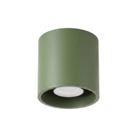 plafone verde oliva aluminio alt 10 cm