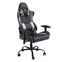 silla trust gaming gxt 708 resto gaming giratoria 360 elevador de gas clase 4 respaldo ajustable color negro  rojo 24217