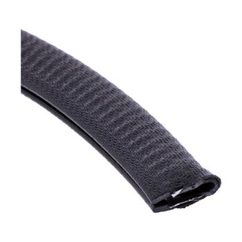 Protección carenado borde goma 1-4mm negro 1mt