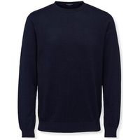 selected jersey noos berg crew knit - navy blazer para hombre