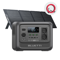 bluetti elite 100 v2 generador solar con panel 350w se envia por separado power station 1024wh 4 salidas ca 1800w camping