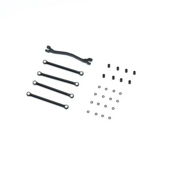 Rostros de enlace de metal mejorados/juego de ejes de transmisión para modelos de vehículos RC Land Rover Camel FMS FCX2