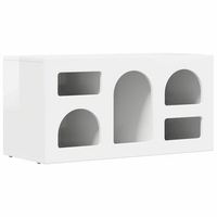 mueble de tv elst 80 x 35 x 40 cm brillante vidaxl