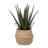 maceta de aloe vera artificial h40cm