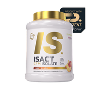 isatc cfm isolate  concentrado  aislado de proteina 80  hypertrophy nutrition  sabor melocoton  2 kg