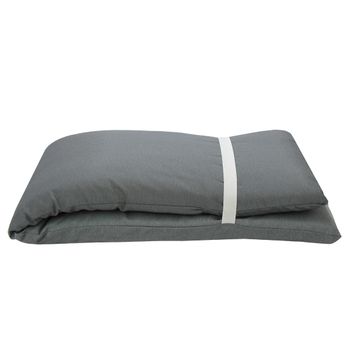 Acomoda Textil – Colchón Tumbona de Guata con Espuma de Alta Densidad. Cojín Desenfundable, Elegante y Cómodo para Jardín, Piscina, Playa, Terraza y Balcón.