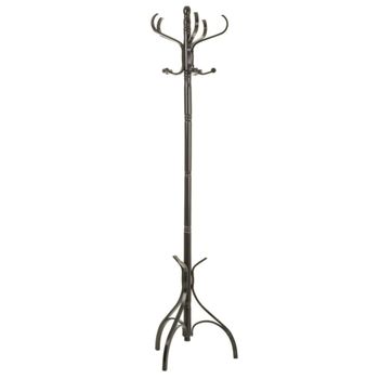 Perchero de pie de madera marrón 45x45x182