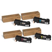 original multipack xerox workcentre 6505 printer toner cartridges 4 pack -106r01597