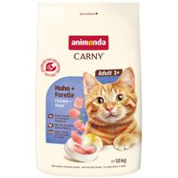 animonda carny adult con pollo y trucha pienso para gatos - 10 kg