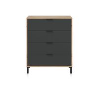 comoda melamina gris 775 x 94 x 40