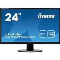 iiyama prolite x2483hsu-b3 full hd 24r lcd monitor - black black