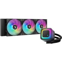 refrigerador de cpu deepcool le360 v2 rgb 3x120mm aluminio pwm argb multisocket
