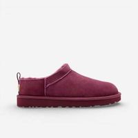 ugg zuecos classic micro slipper burnt magenta womens para mujer