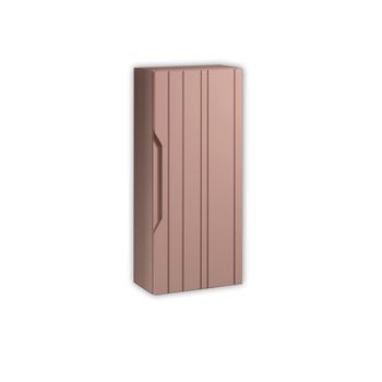 Armario Alto Solmira Rosa Empolvado En Mdf E Pet