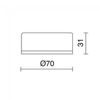 foco para mueble led ibiza 32w
