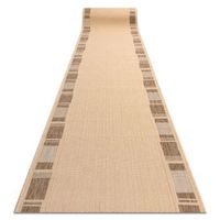 alfombra de pasillo sizal floorlux modelo 20195 color maizcolor caf 120x120 cm