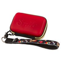 smile pin up funda roja para camara compacta