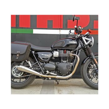 Silenciador de escape Triumph Street Twin E3 Mass Cafe Racer par