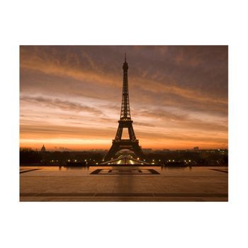 Papel Pintado 3d - Torre Eiffel Al Amanecer (200x154 Cm)