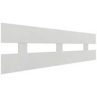 dhome cabecero blanco 145cm horizontal estilo valla madera reciclada dm herrajes incluidos 145cm horizontal valla blanco