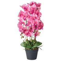 planta artificial en maceta orquidea planta de interior decoracion de plastico 65 cm rosa orchid