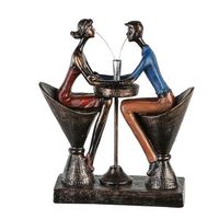 casablanca by gilde figurilla decorativa escultura mesa para dos h 25 cm