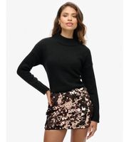 superdry para mujer w6110551a jersey essential mock negro xl casual acrilico