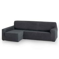 funda de sofa chaise longue elastica strada brazo izquierdo largo gris funda para sofa chaise longue elastica
