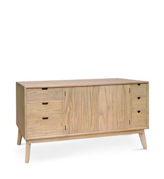 Aparador de madera beige anch. 160 cm