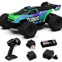 jiusi scout sc10 rtr 110 24g 4wd 80kmh 3s brushless rc car off-road monster truck metal drive shaft three diffs oil s