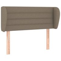 cabecero cama  panel de cabecera de tela gris taupe 83x23x7888 cm