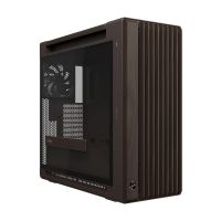 torre asus proart pa602 wood edition retro brown cristal templado e-atx marron