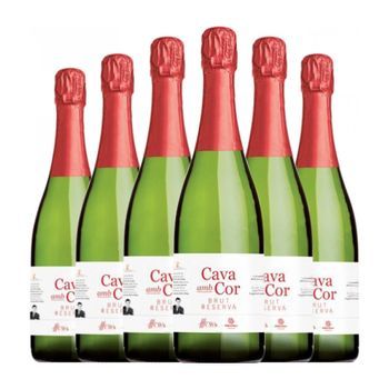 Amb Cor Brut Cava Reserva 75 Cl 11.5% Vol. (pack De 6 Unidades)