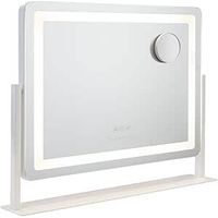 espejo tocador banda led flamingueo 3 modos luz regulable 58x54x12cm