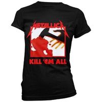 metallica tops y camisetas kill em all para mujer