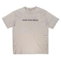 camiseta anta kai know your power 2 beige