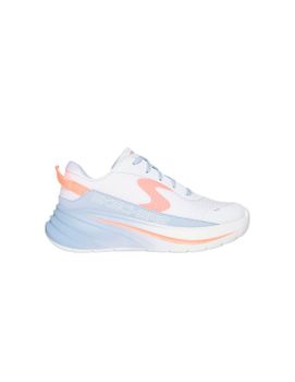 Zapatillas Skechers Wave 92-Imara Breeze Niña Blanco /Light Azul Trim