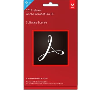 ADOBE Acrobat 15 Pro DC Mac - 1 user, Perpetual
