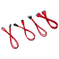 corsair kit de extension del panel frontal delantero 30cm rojo